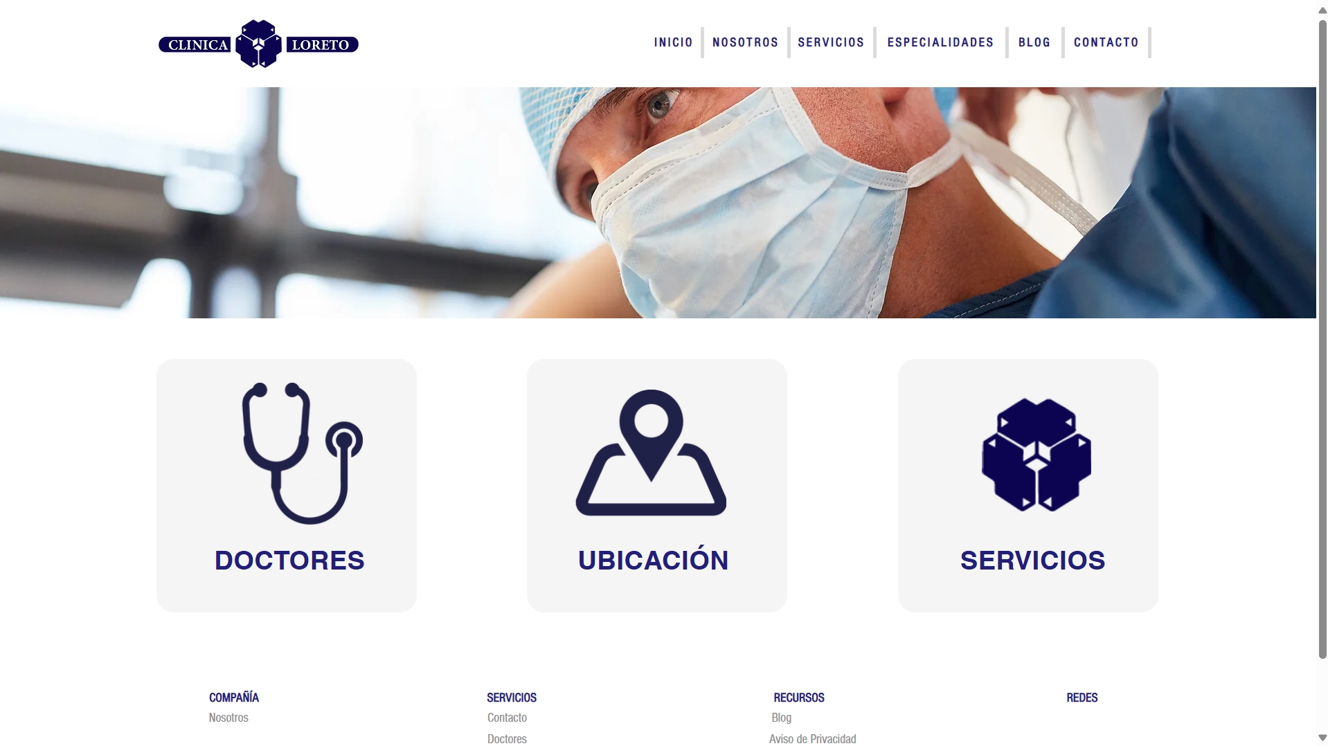 Proyecto Jannova diseño web para hospitales y clinicas