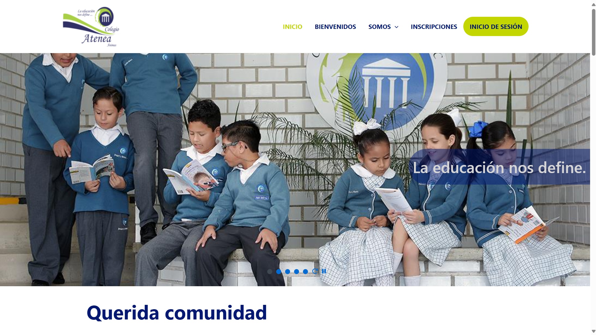 Proyecto Jannova web design para colegio